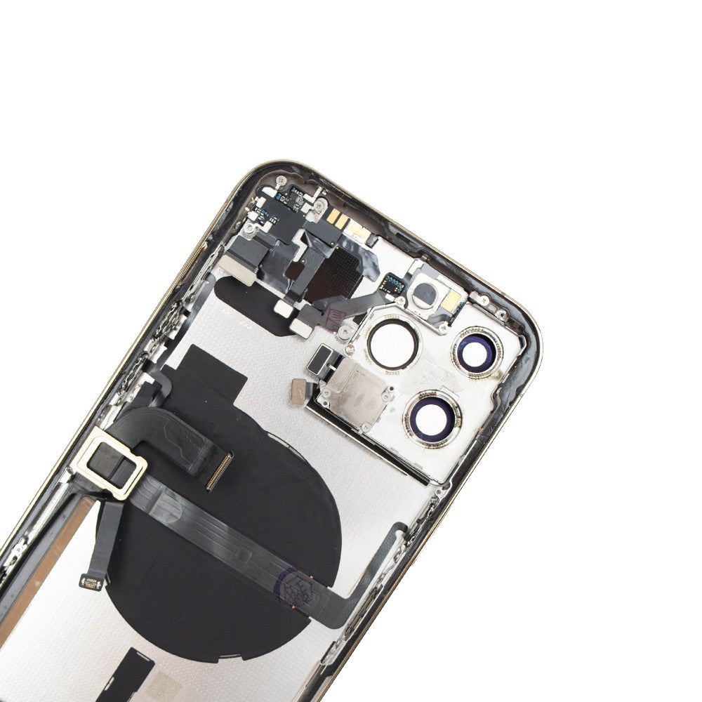 Rear Housing with Full Set Parts for iPhone 13 Pro Max-Gold (Purple) Rear Housing with Full Set Parts for iPhone 13 Pro Max-Gold (Purple)